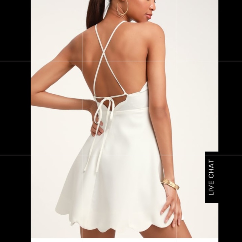 white dress